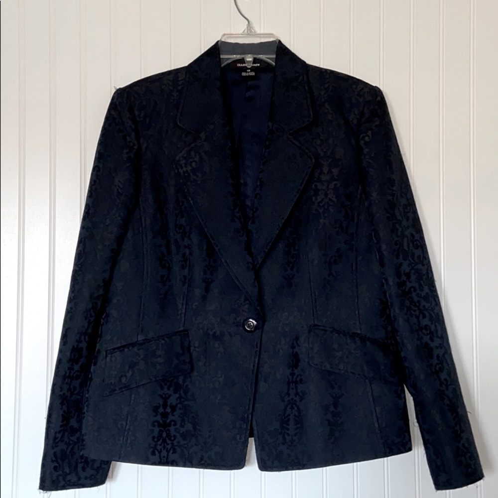 Ellen Tracy Black Blazer Suit Jacket